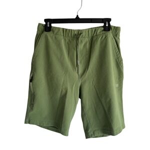 MACK WELDON Green Ace Mens Drawstring Gym Shorts, M